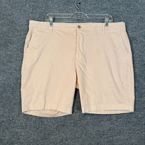 Adriano Goldschmied Shorts Mens 38 Pink Chinos Pockets Belt Loops Casual - Picture 2 of 10